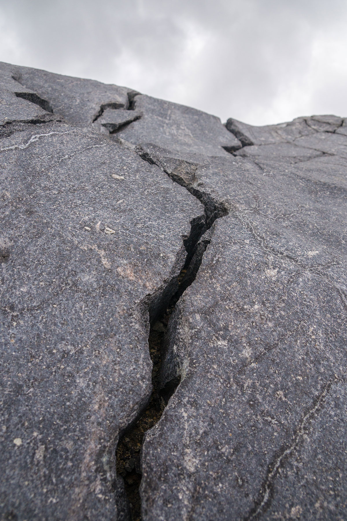 Cracked Rock at Mt. Lokon, Manado, Indonesia